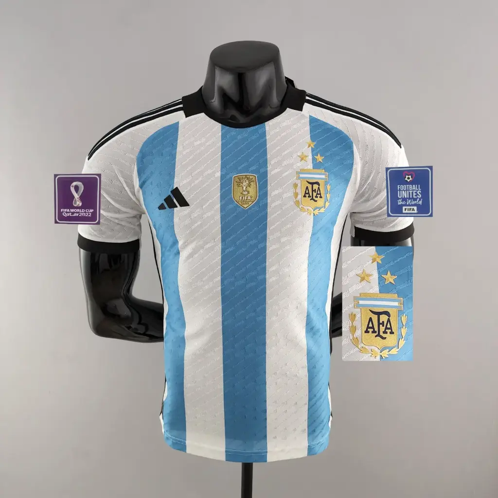 Argentina 2022 World Cup Edition Home 3star Imported Player Version